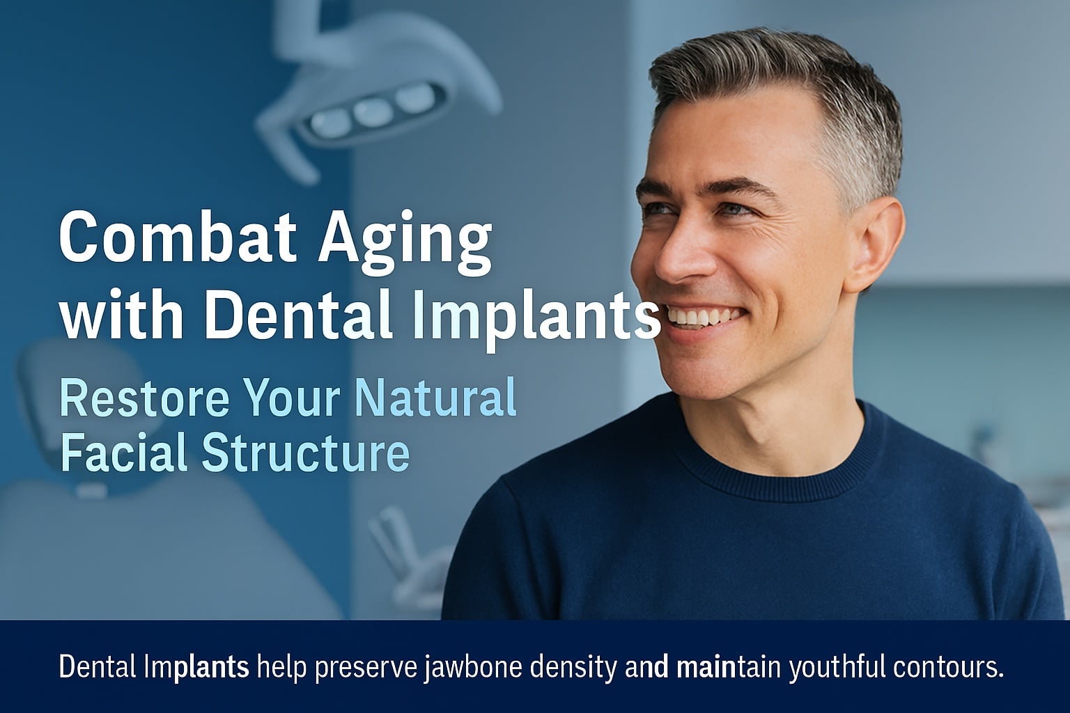 Patient with restored smile after Dental Implants in San Antonio at Life Smiles Dental Studio